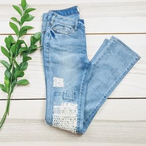 🆕 🌿BOHO CROCHET INSET JEANS🌿